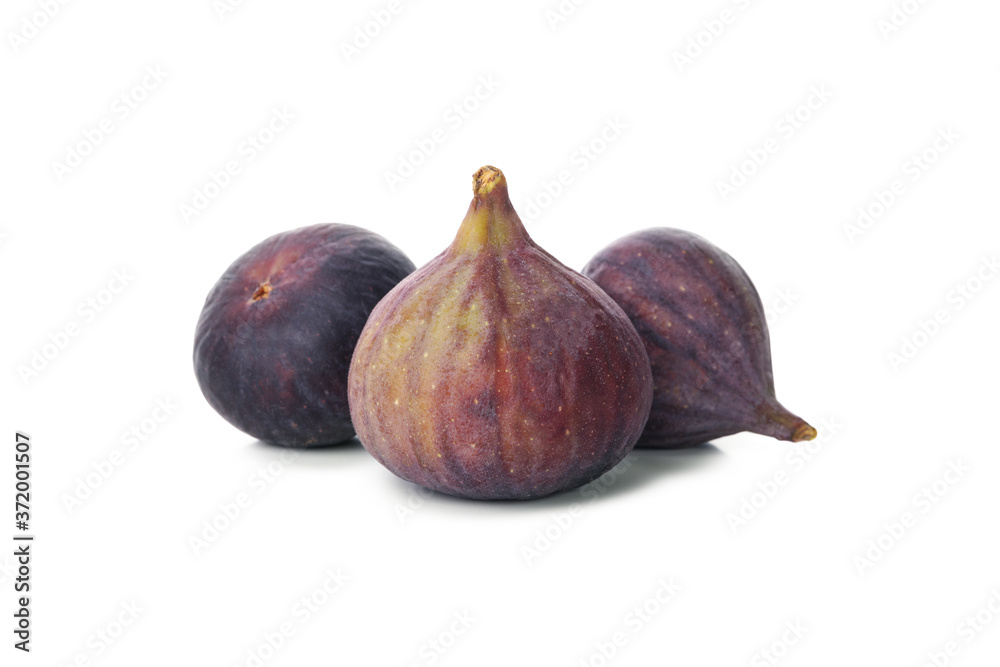 Fresh fig fruits isolated on white background Fresh fig fruits isolated on white background