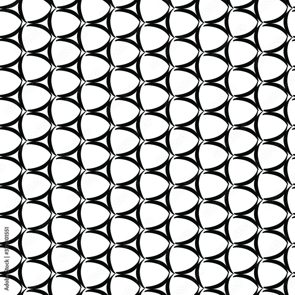 vector abstract transparent geometric ornament monochrome  seamless pattern background tile with triangle shaped elements 