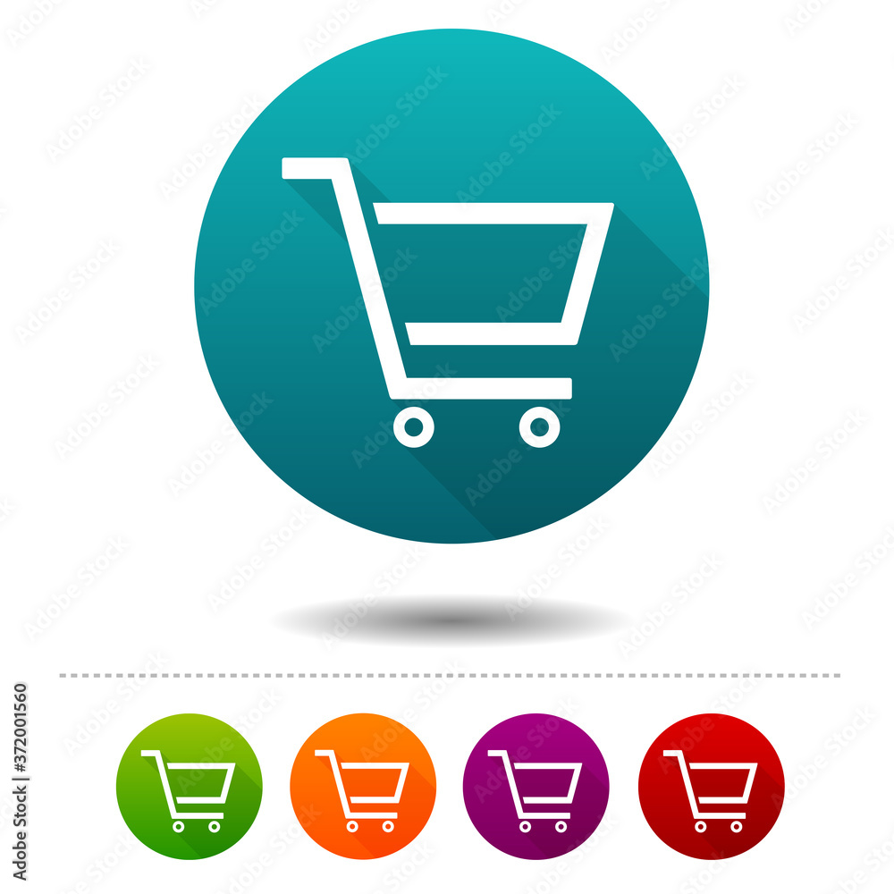 Shopping Cart icons. Sale signs. Shopping symbol. Circle web buttons. Shopping Cart icons. Sale signs. Shopping symbol. Circle web buttons.