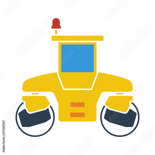 Icon Of Road Roller