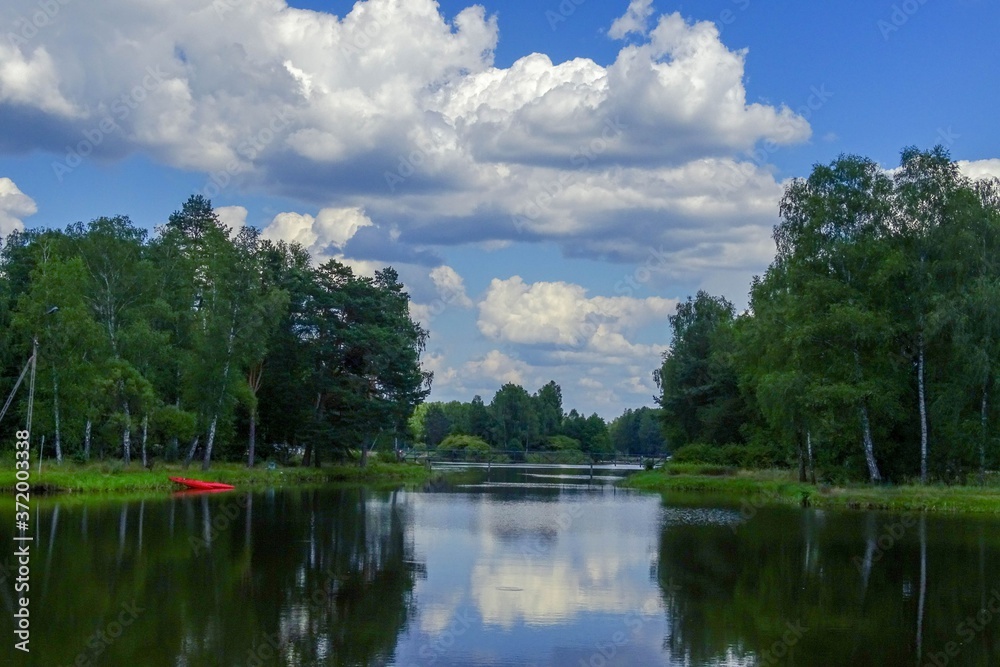 lake in the park