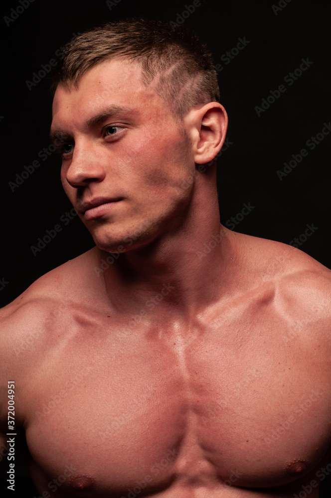 Portrait of bodybuilder