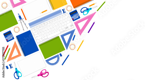 cancelleria, materiale scolastico, scuola, studiare