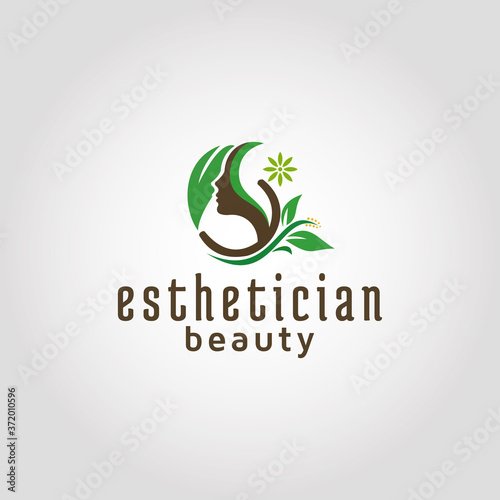 Esthetician beauty adobe stock logo design template idea and inspiration