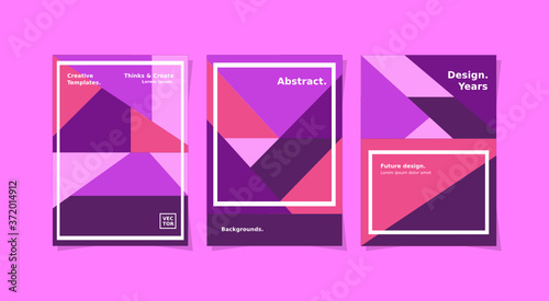 Modern paper design layout template, for any advertisement, marketing purpose, book cover, presentation product publication or street poster.