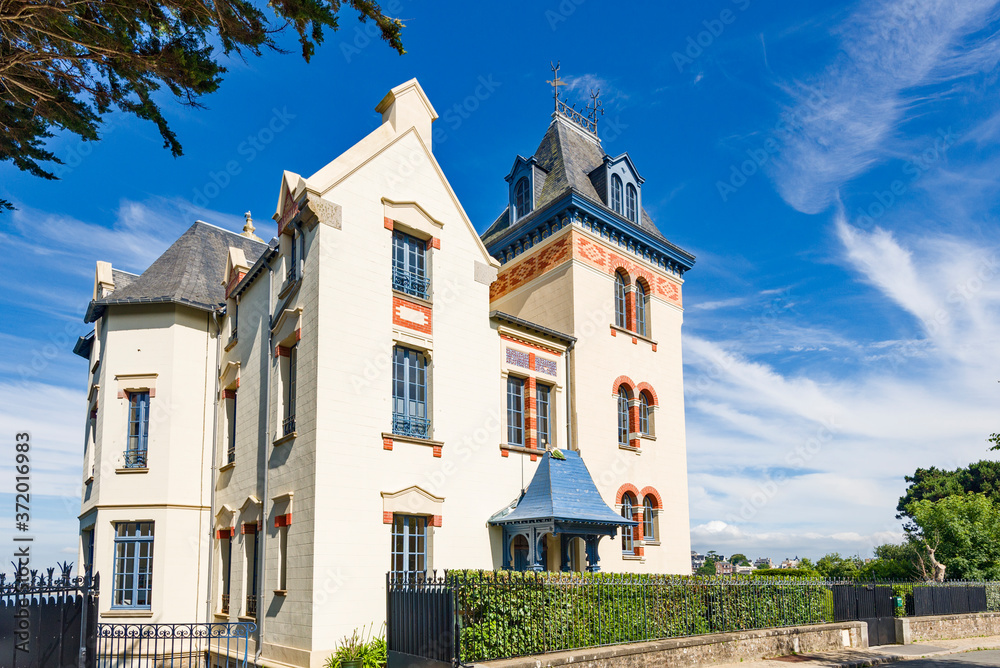villa des Roches Brunes is a historic villas in Dinard in Brittany, France