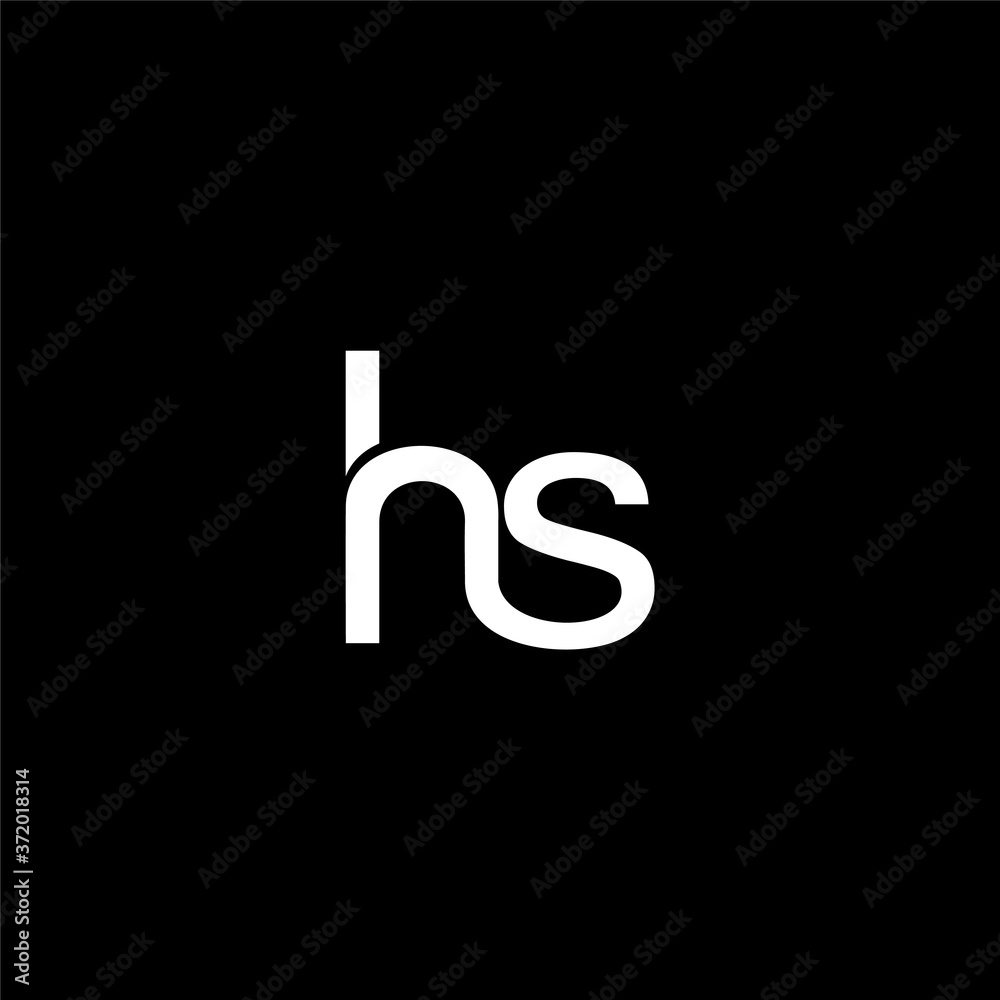 Initials H&S Logo Vector Illustration Icon Initials H&S Logo Vector Illustration Icon