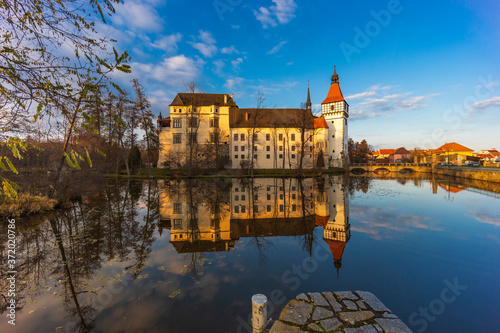Blatna castle near Strakonice  Southern Bohemia  Czech Republic
