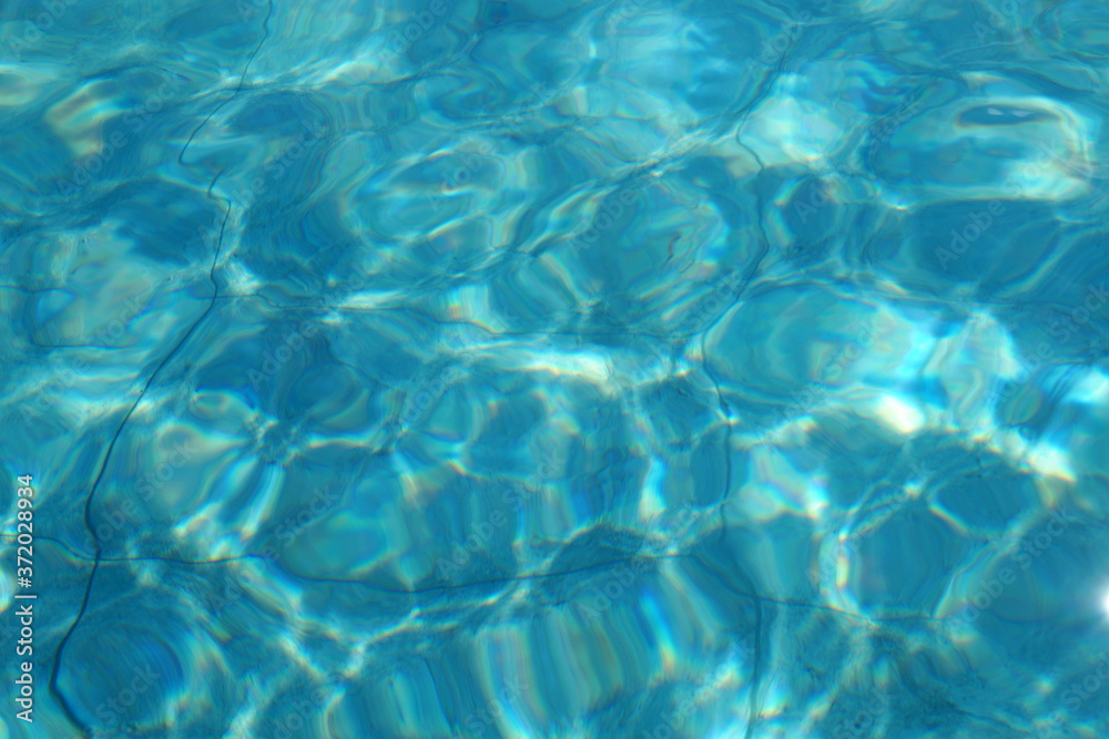 Obraz premium blue pool water for background close up