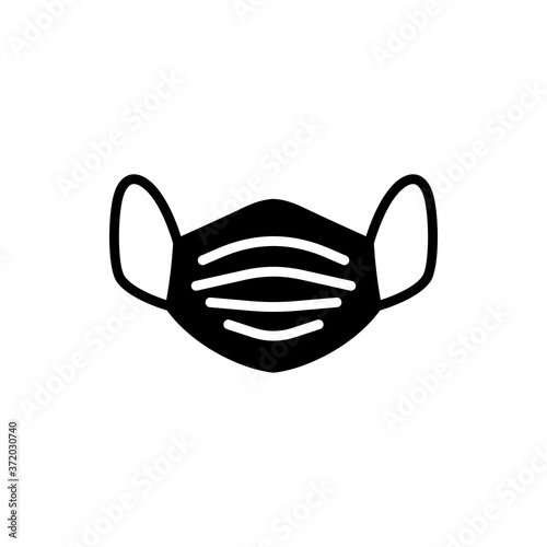 Mouth Mask icon vector. Medical mask protection flat illustration collection symbol for design, Web design, Infographics, UI, Business and more.