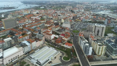 Aveiro. The Venice of Portugal. Aerial Drone Footage