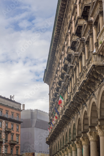 Galleria of Milan from the outside photo