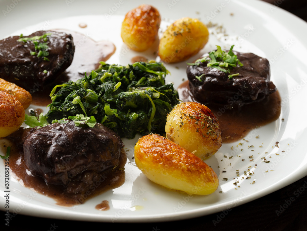 Φωτογραφία The Mimos de Porco Preto is a typical plate from Mediterranean Food made with Black Pig Meat