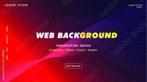 Abtract gradient background website Landing Page, suitable for website and mobile apps.Illustrator vector eps10.	