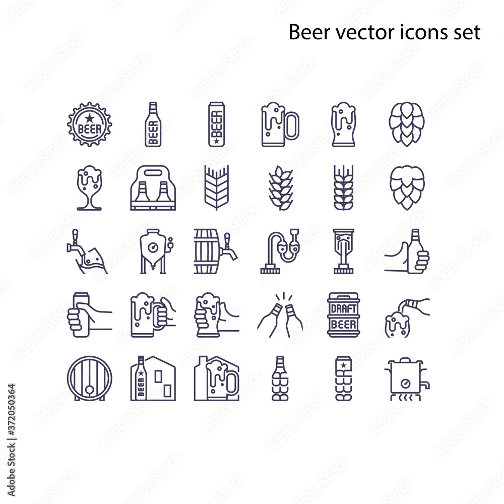 Basic element of Beer vector icons set.68x68 pixel perfect icon Basic element of Beer vector icons set.68x68 pixel perfect icon