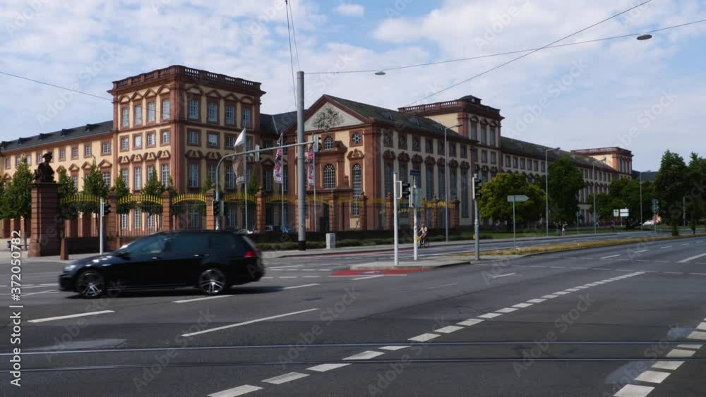 View of the Mannheim university in Germany View of the Mannheim university in Germany