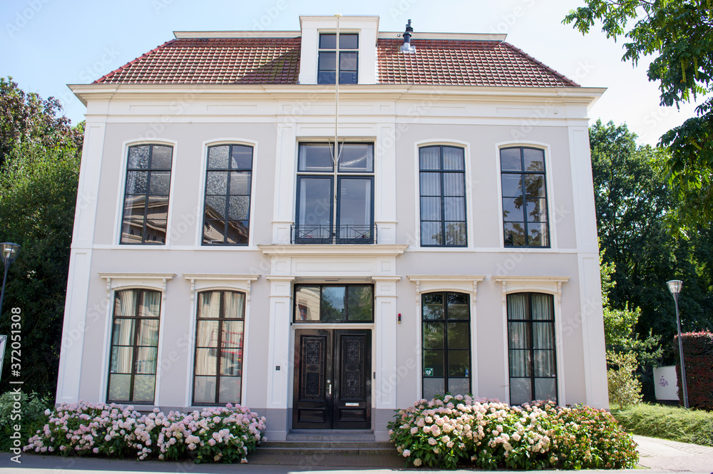 Old historic country house in the center of Zwolle, Netherlands
