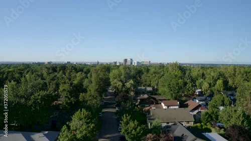 Wallpaper Mural Rising Shot of Boise, Idaho From Camel's Back Park 4k Torontodigital.ca
