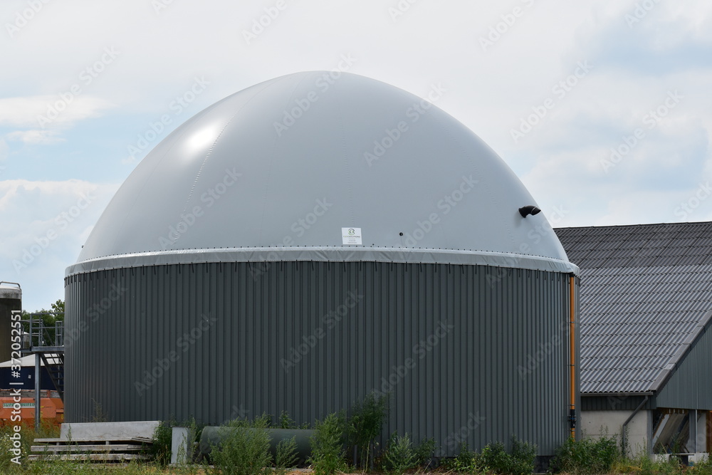 Obraz premium Biogas station