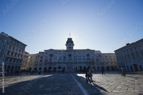 Piazza Unità d'Italia the main square in Trieste