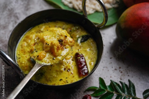 Ripe Mango curry / Mambazha Pulissery - Kerala Yogurt based mango curryR photo