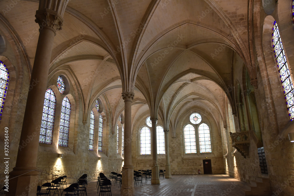 Voûtes de l'abbaye de Royaumont, France