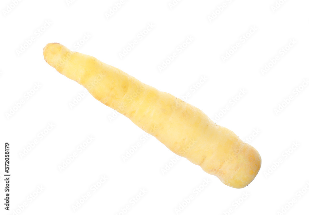 Whole fresh raw carrot isolated on white Whole fresh raw carrot isolated on white