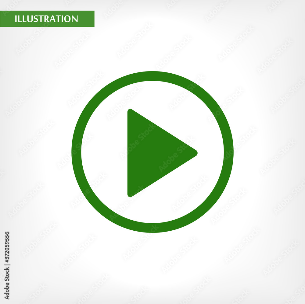 Play vector icon , lorem ipsum Flat design Play vector icon , lorem ipsum Flat design