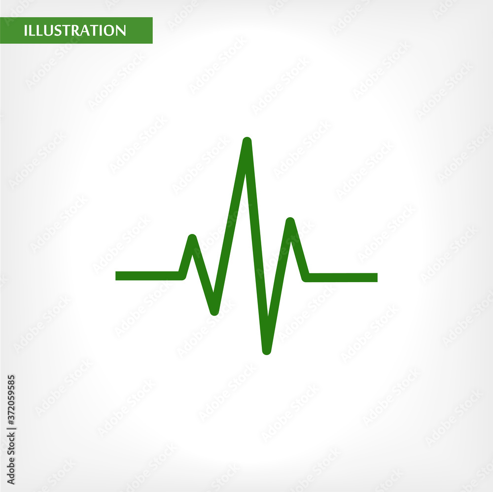 Heartbeat icon , lorem ipsum Flat design Heartbeat icon , lorem ipsum Flat design