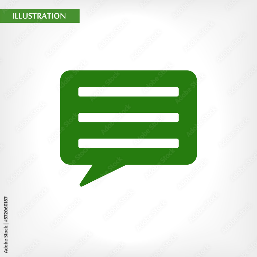 Chat sms vector icon , lorem ipsum Flat design Chat sms vector icon , lorem ipsum Flat design