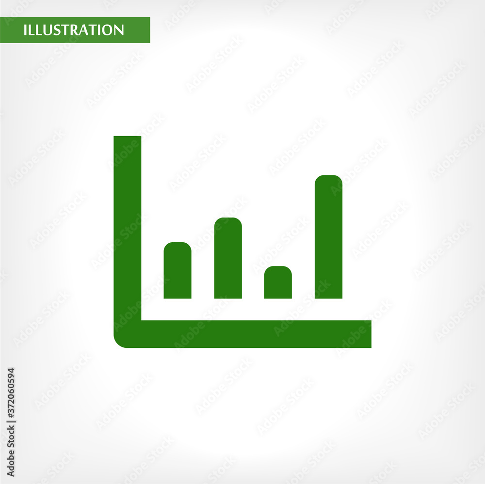 Chart vector icon , lorem ipsum Flat design Chart vector icon , lorem ipsum Flat design