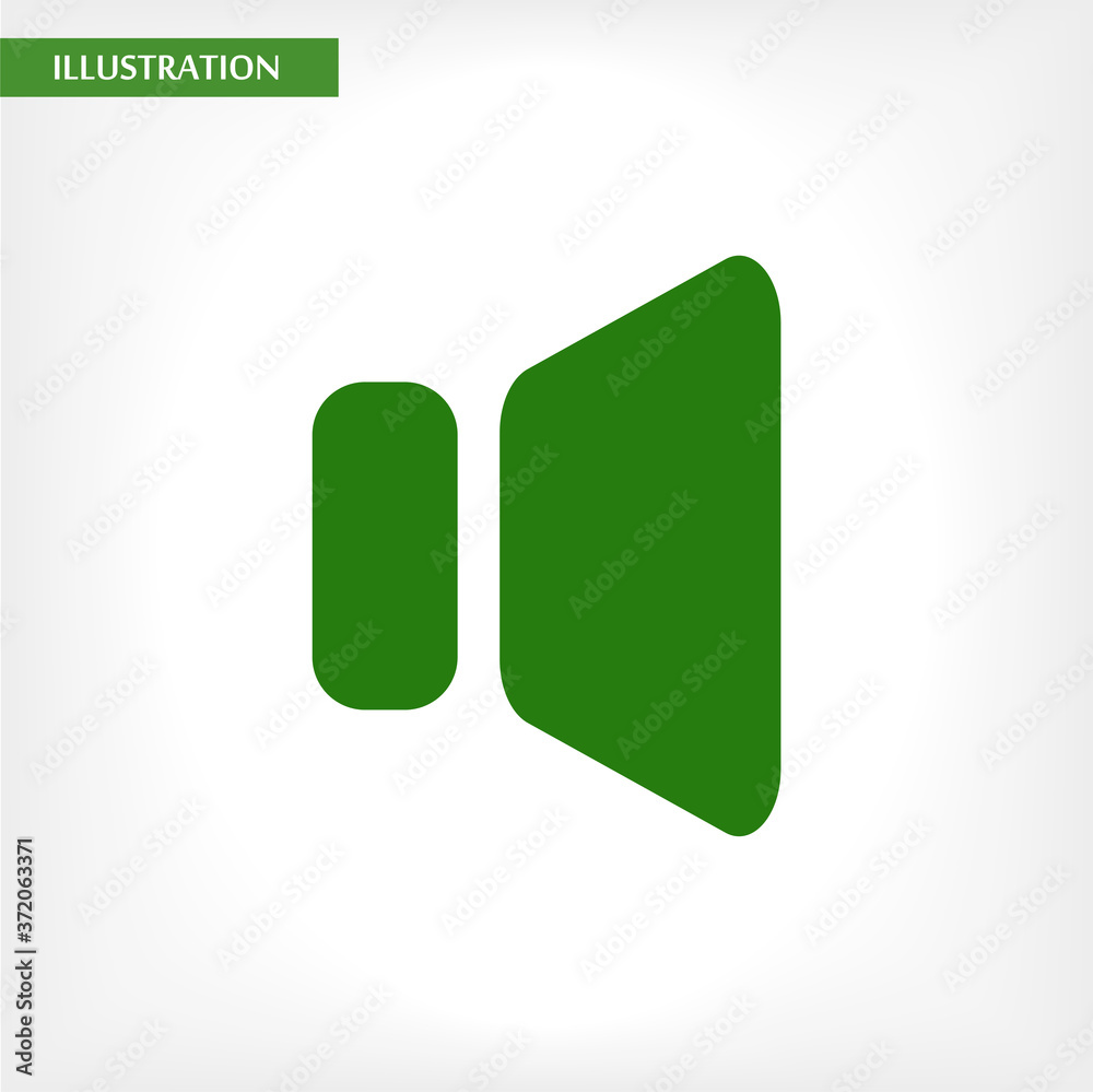 Speaker vector icon , lorem ipsum Flat design Speaker vector icon , lorem ipsum Flat design