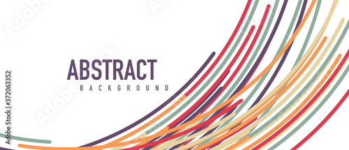 Аbstract moving colorful lines vector backgrounds for cover, placard, poster, banner or flyer