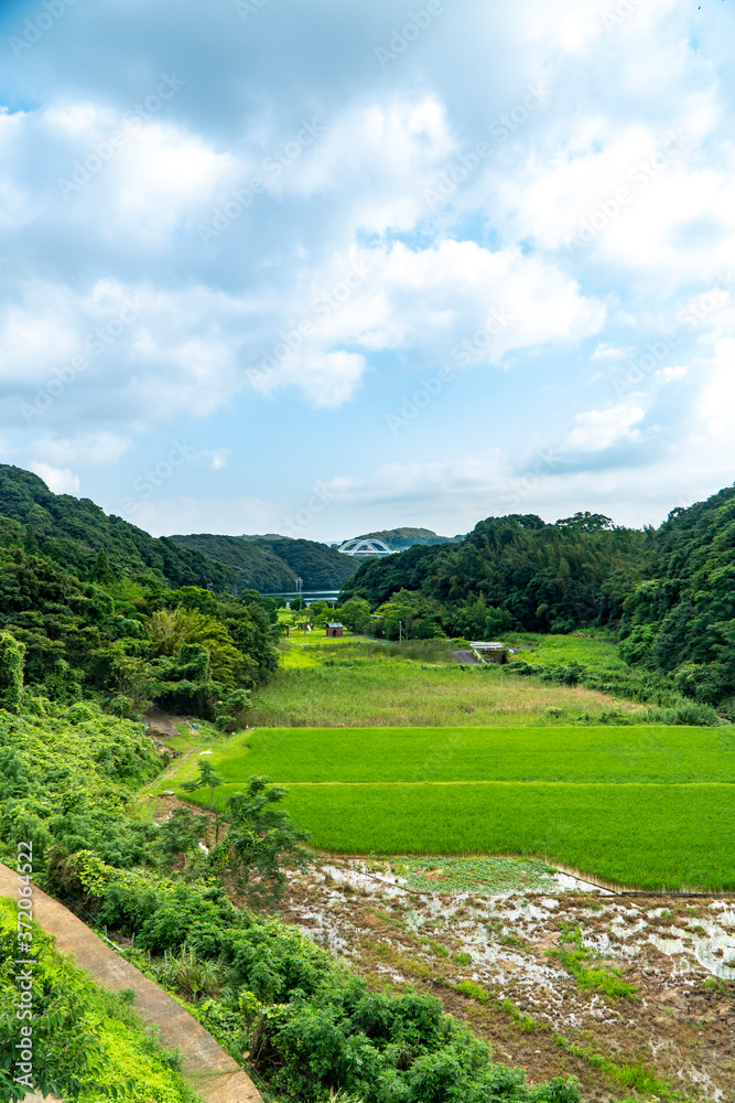 長崎県西海市　西海橋の見える風景