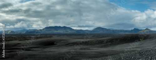 Fototapeta Naklejka Na Ścianę i Meble -  South Iceland beautiful nature landscape in the day. Panorama view