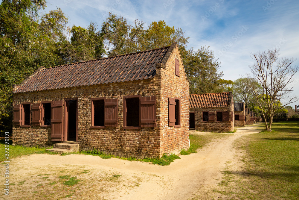 Slave's quarters on the Boone Hall Plantation, Charleston, SC Slave's quarters on the Boone Hall Plantation, Charleston, SC