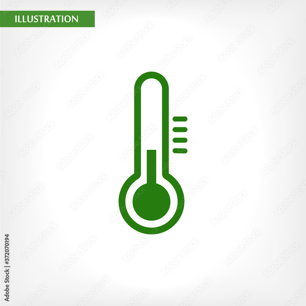 Thermometer vector icon , lorem ipsum Flat design Thermometer vector icon , lorem ipsum Flat design