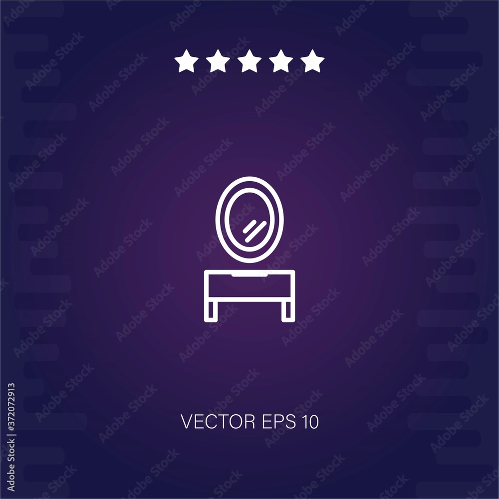 mirror vector icon modern illustration mirror vector icon modern illustration