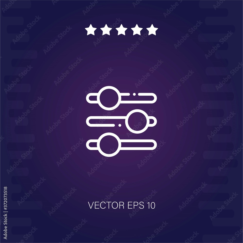 slider tool vector icon modern illustration