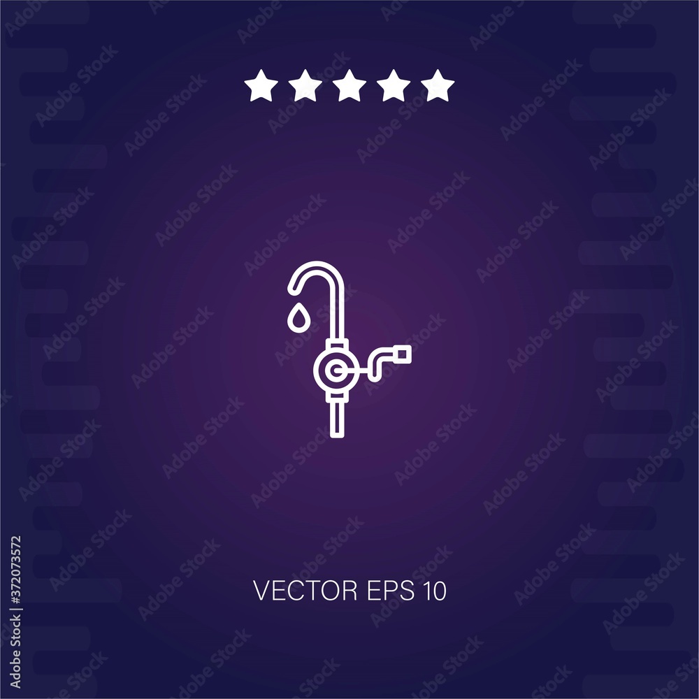 hand pump vector icon modern illustration hand pump vector icon modern illustration