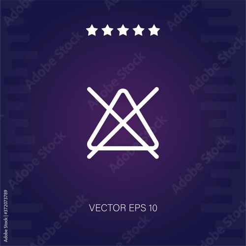 not bleach vector icon modern illustration
