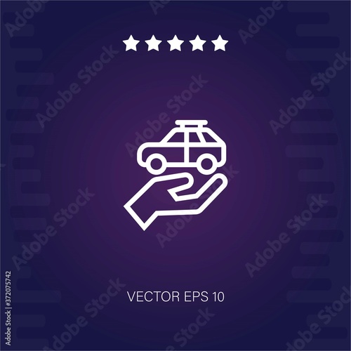 car repair vector icon modern illustration
