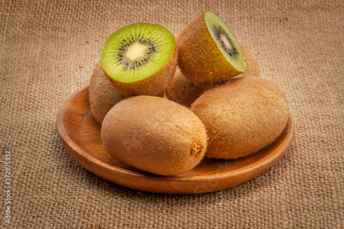 Sliced Kiwi Fruits