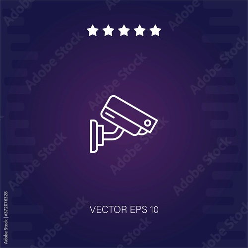security camera vector icon modern illustration