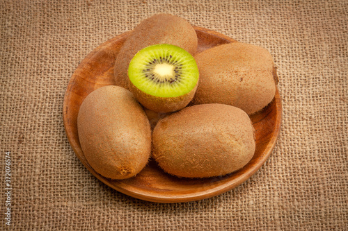Sliced Kiwi Fruits