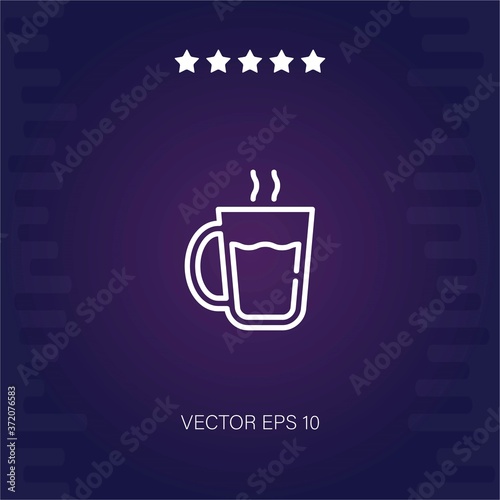 coffee cup vector icon modern illustration