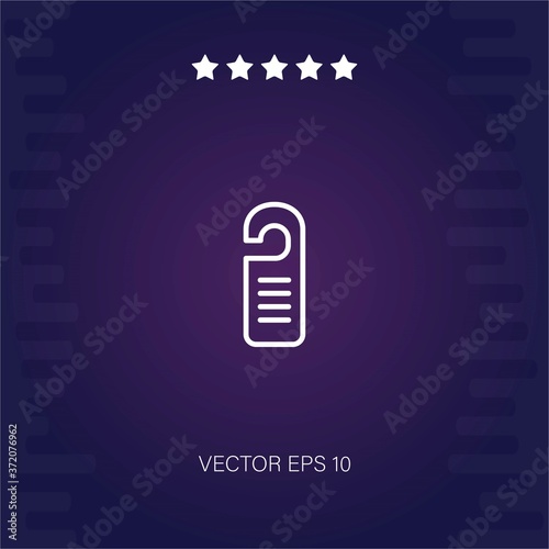 doorknob vector icon modern illustration
