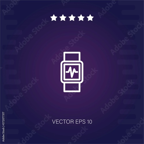 fitness bracelet vector icon modern illustration