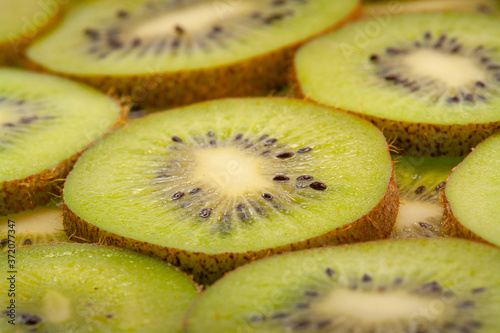 Sliced Kiwi Fruits