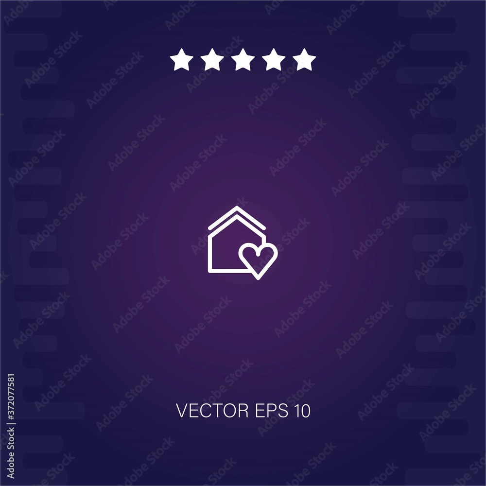 home vector icon modern illustration home vector icon modern illustration